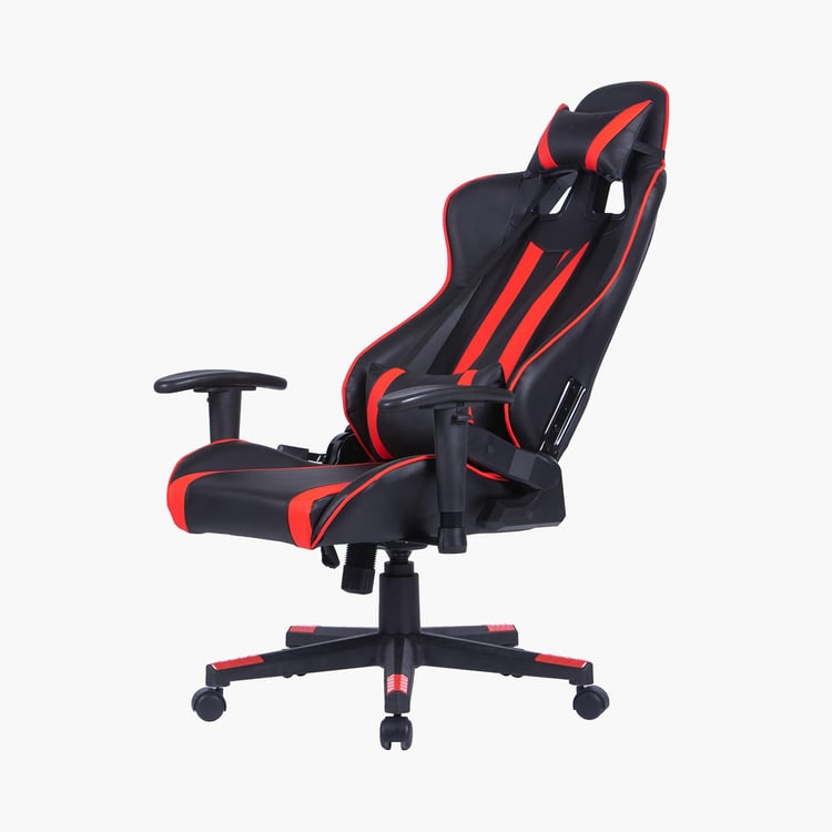 Champion Buddy Faux Leather High Back Gaming Chair - Black and Red