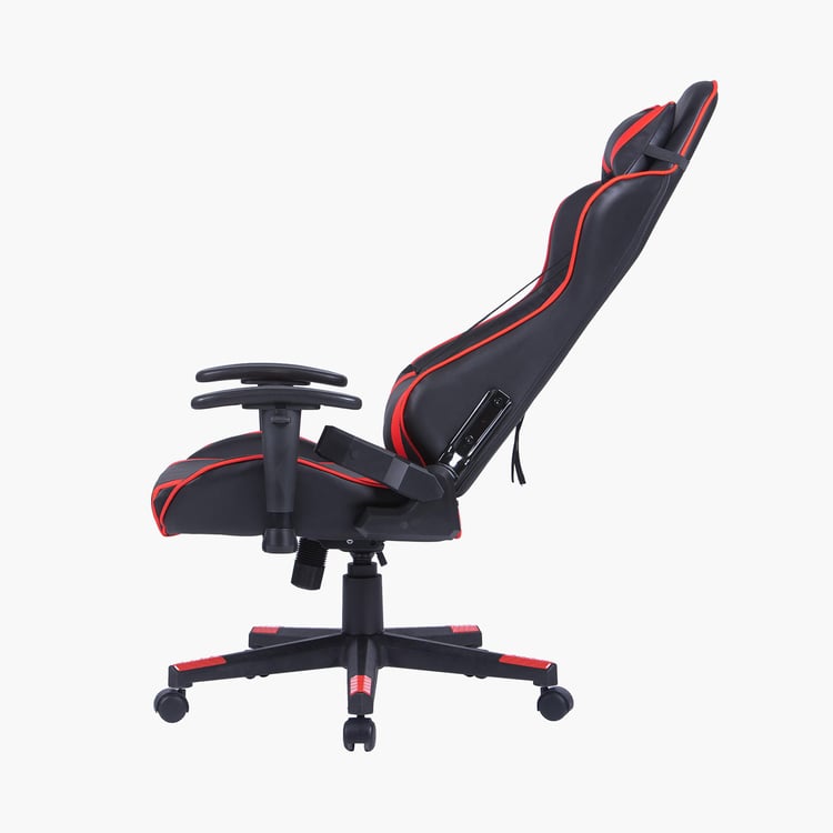 Champion Buddy Faux Leather High Back Gaming Chair - Black and Red