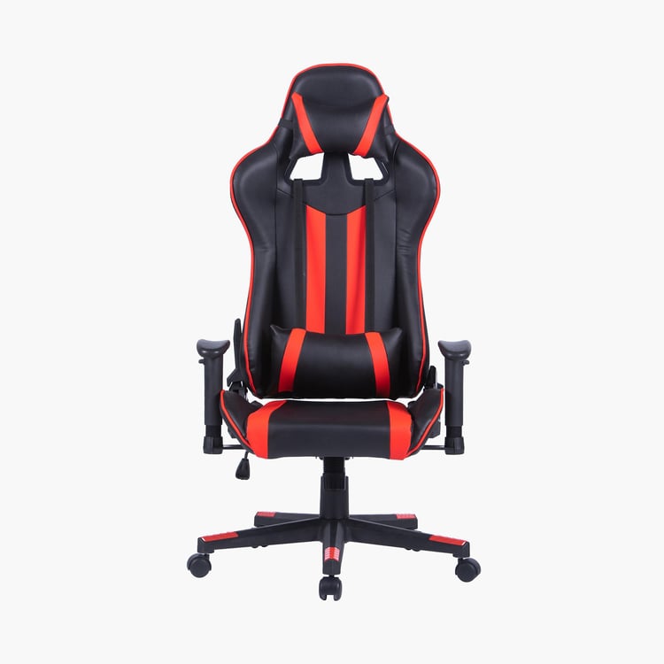 Champion Buddy Faux Leather High Back Gaming Chair - Black and Red