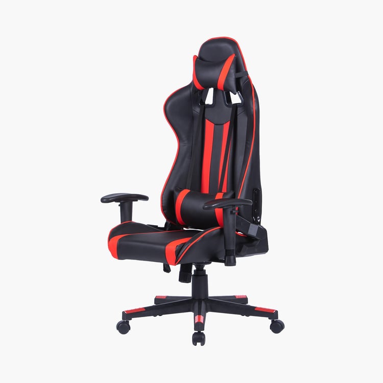 Champion Buddy Faux Leather High Back Gaming Chair - Black and Red