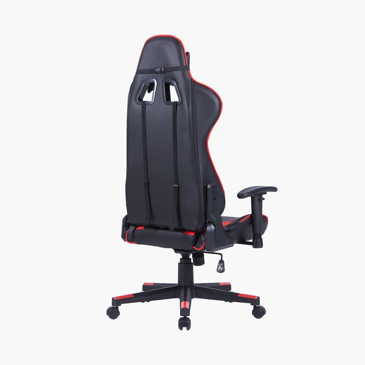 Champion Buddy Faux Leather High Back Gaming Chair - Black and Red