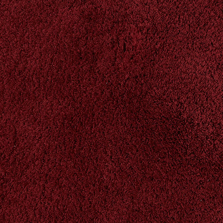 Spaces Large Size Exotica Red Textured Drylon Rectangular Bath Mat - 50X80Cm