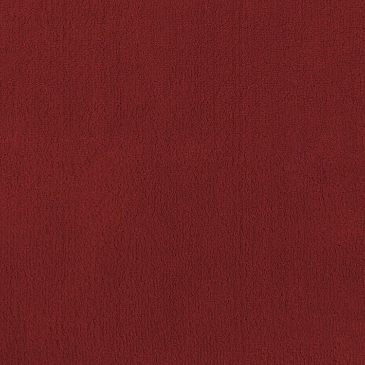 SPACES Cushlon Dark Red Solid Fleece Double Bed Blanket - 230x250cm