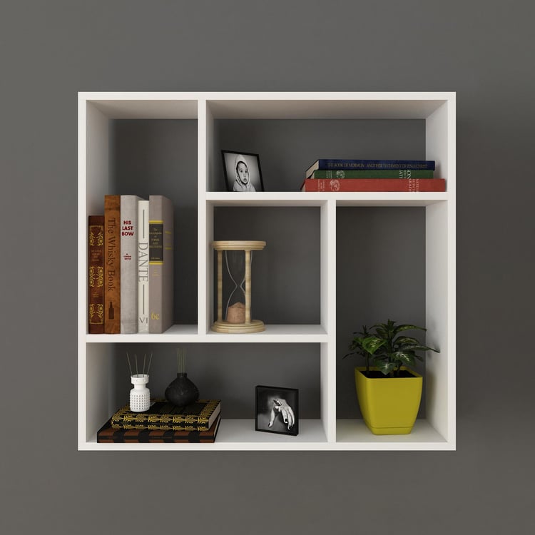 Helios Reynan Medley Wall Shelf - White