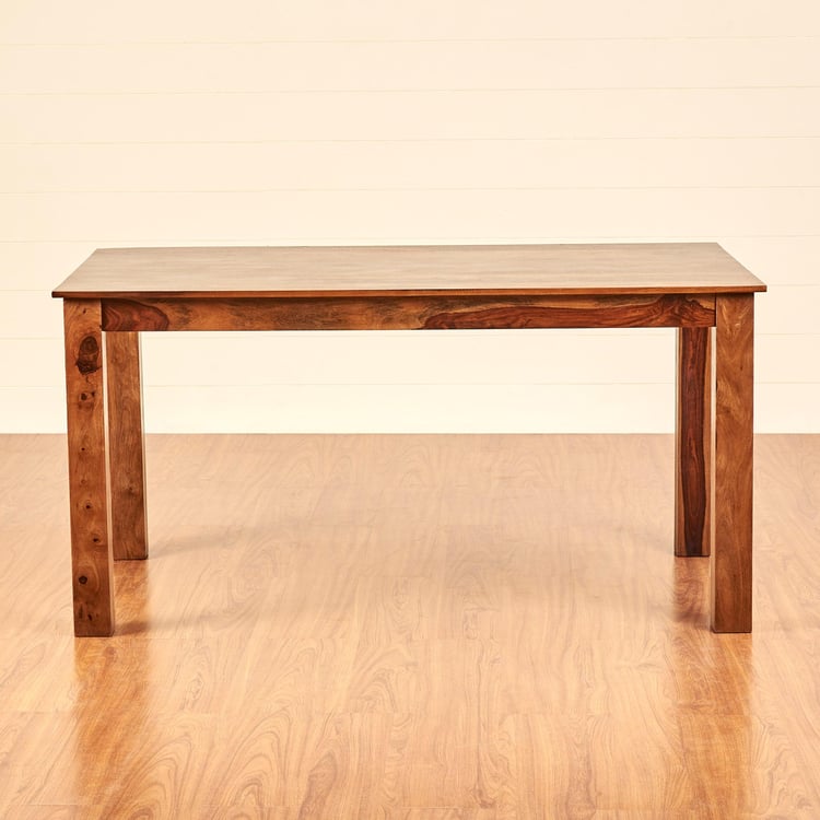 Adana Sheesham Wood 6-Seater Dining Table - Brown