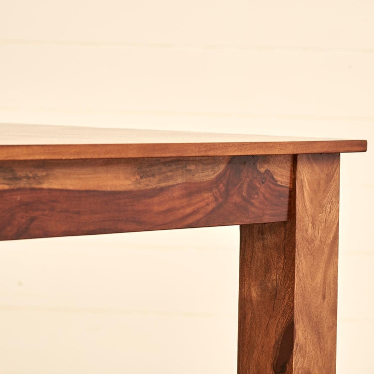 Adana Sheesham Wood 6-Seater Dining Table - Brown