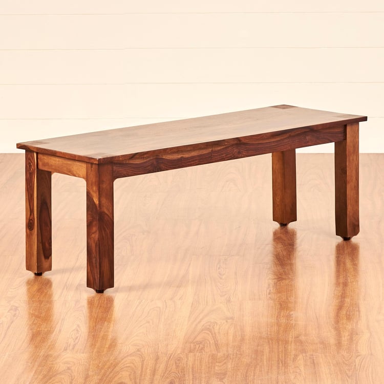 Adana Sheesham Wood Big Dining Bench - Brown