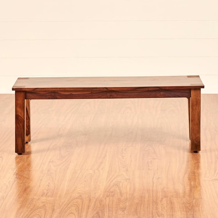 Adana Sheesham Wood Big Dining Bench - Brown