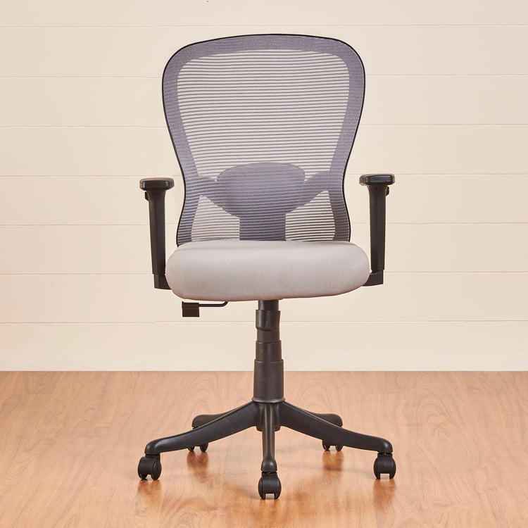 Alps Nxt Mesh Medium Back Office Chair - Grey