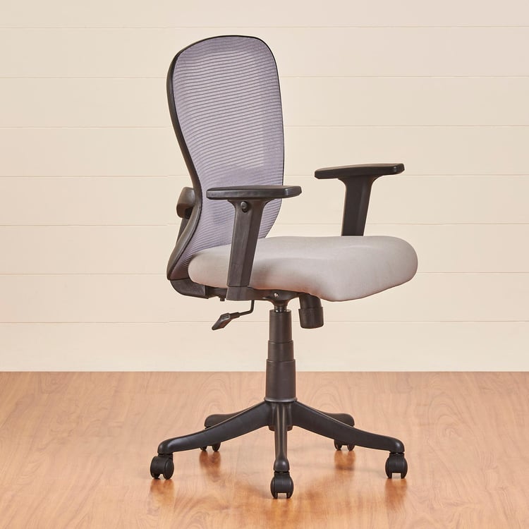 Alps Nxt Mesh Medium Back Office Chair - Grey