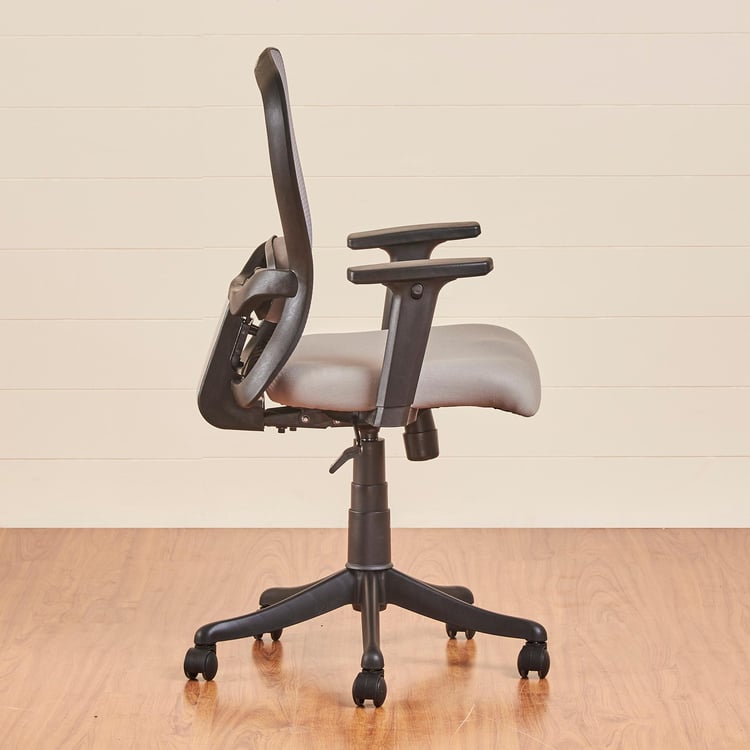 Alps Nxt Mesh Medium Back Office Chair - Grey