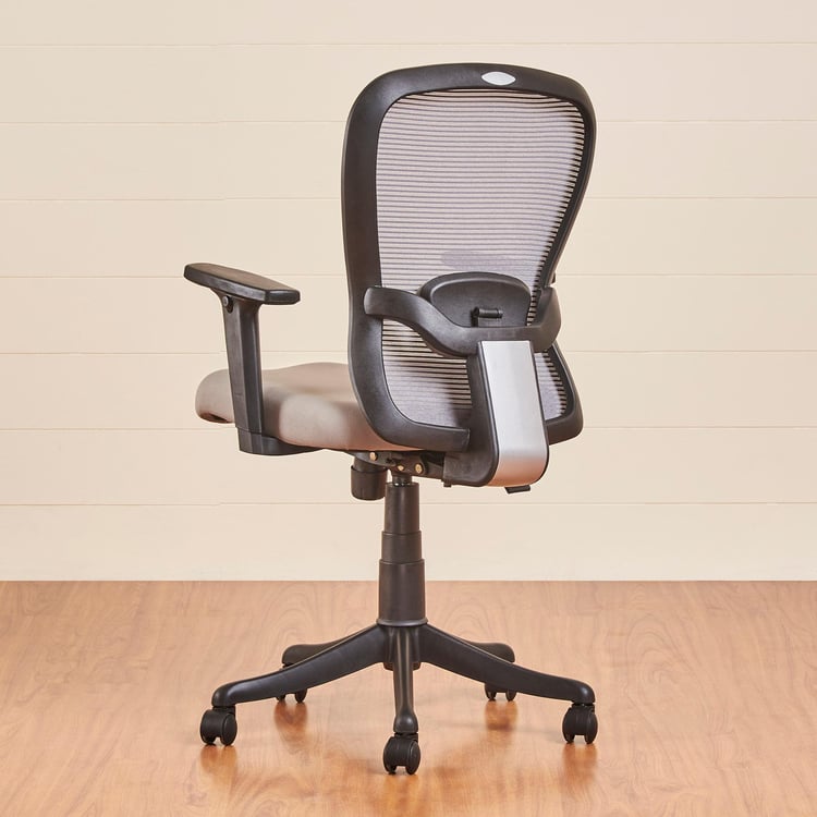 Alps Nxt Mesh Medium Back Office Chair - Grey