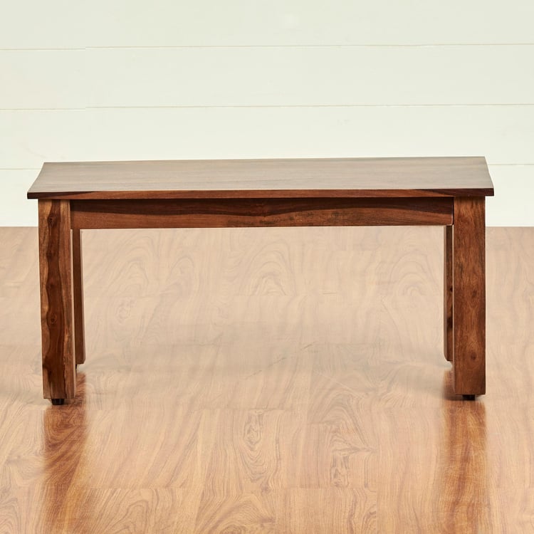 Adana Sheesham Wood Small Dining Bench - Brown