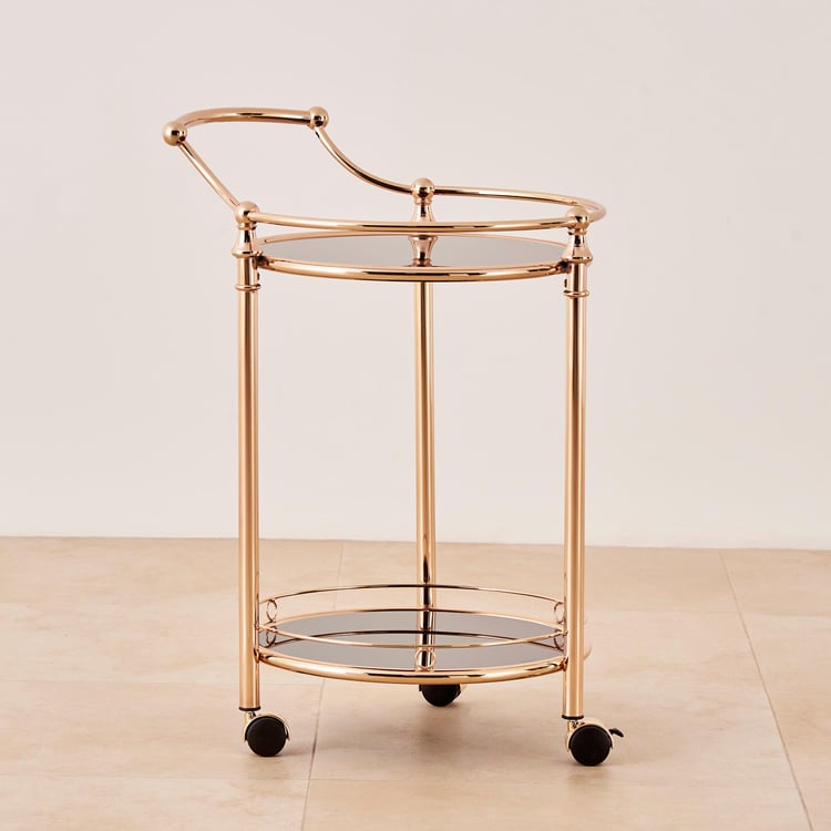 Cora Serving Trolley - Gold