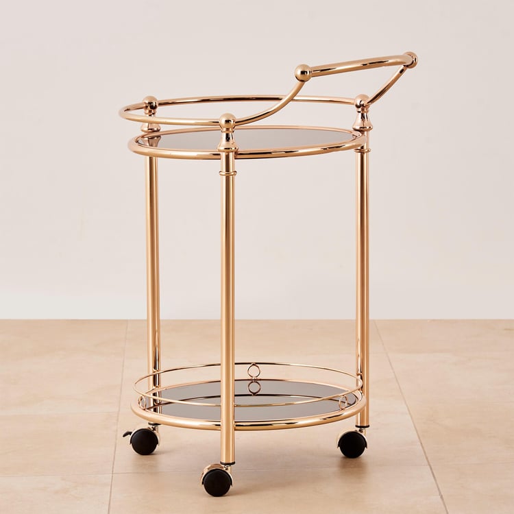 Cora Serving Trolley - Gold