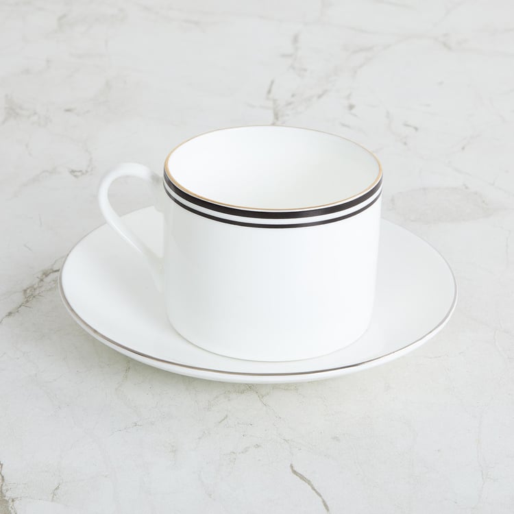 Marshmallow Bone China Cup and Saucer - 250ml