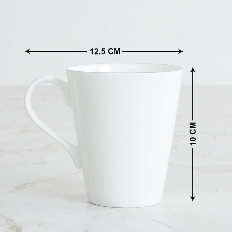 Marshmallow Bone China Conical Mug - 340ml