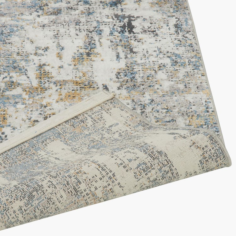 OBSESSIONS Amara - Grey Printed Floor Carpet - 60x150cm