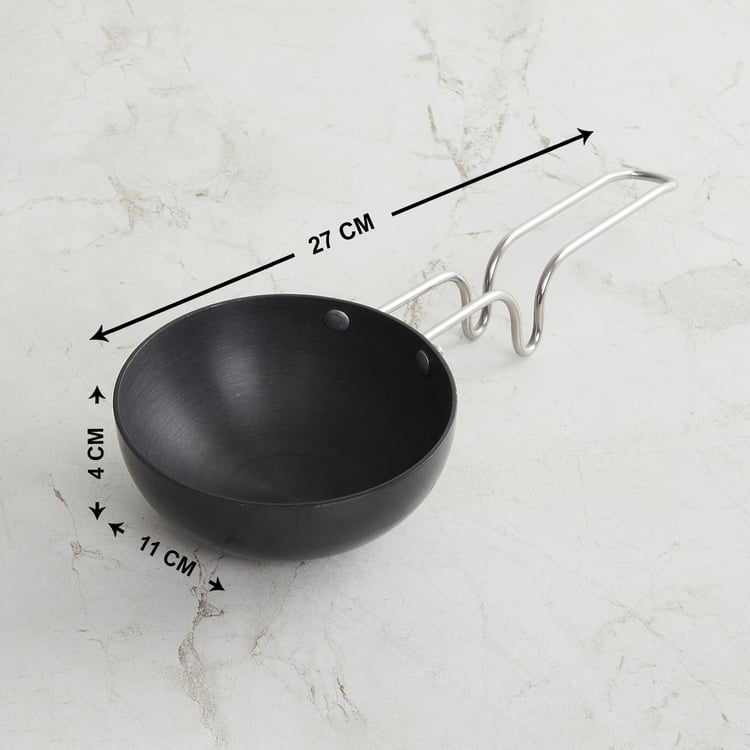 Fiesta Black Hard Anodised Tadka Pan - 11cm
