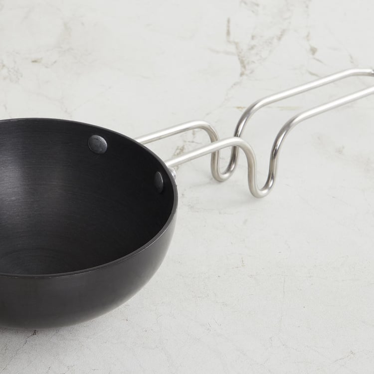 Fiesta Black Hard Anodised Tadka Pan - 11cm