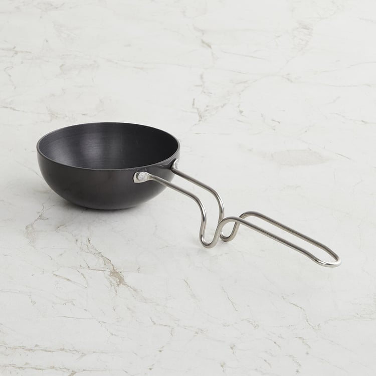 Fiesta Black Hard Anodised Tadka Pan - 11cm