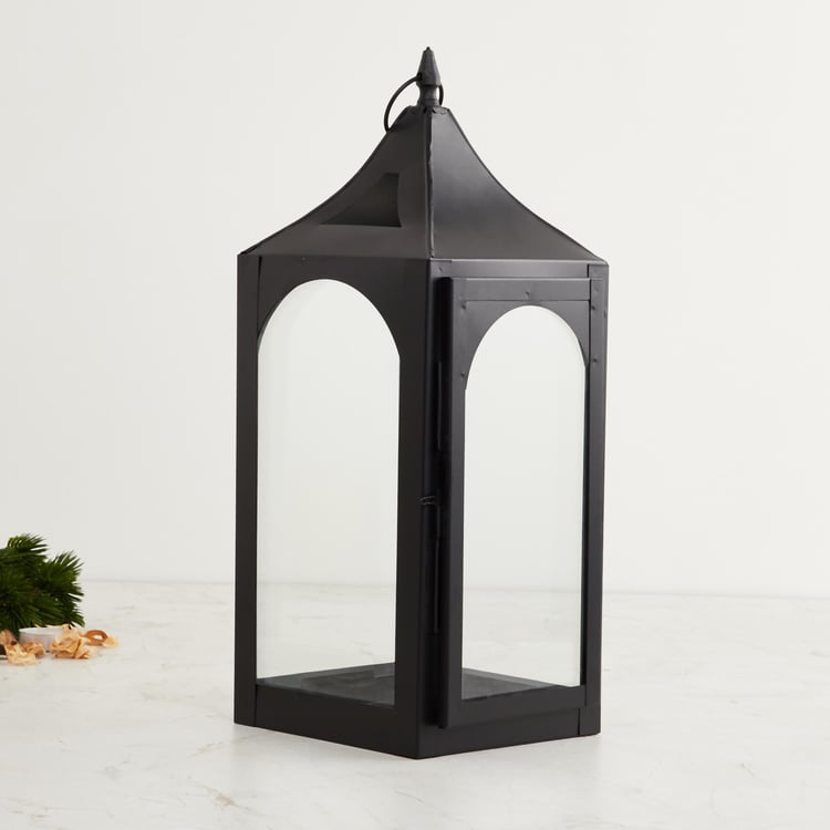 Selena Black Metal Penta Votive Lantern