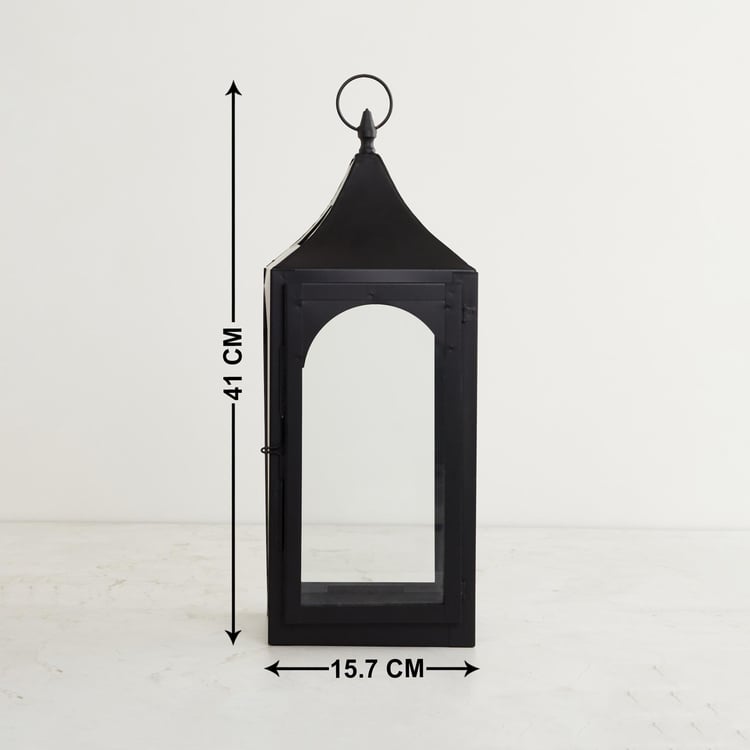 Selena Black Metal Penta Votive Lantern