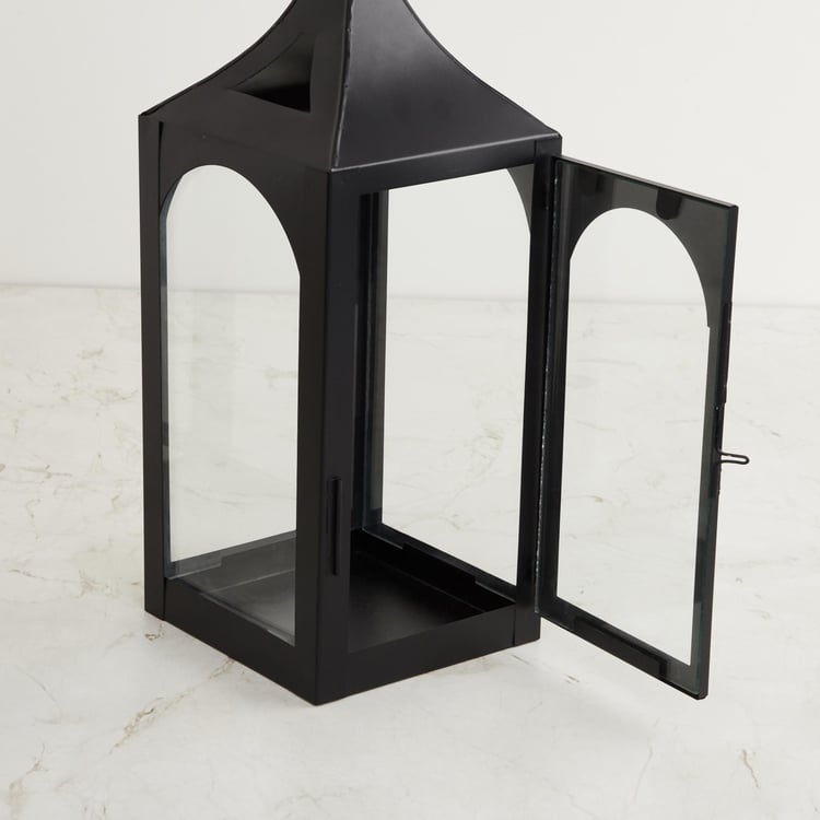 Selena Black Metal Penta Votive Lantern