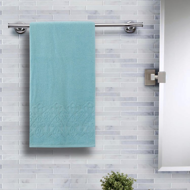 MASPAR Colorart Blue Soft Cotton Bath Towel - 75x150cm