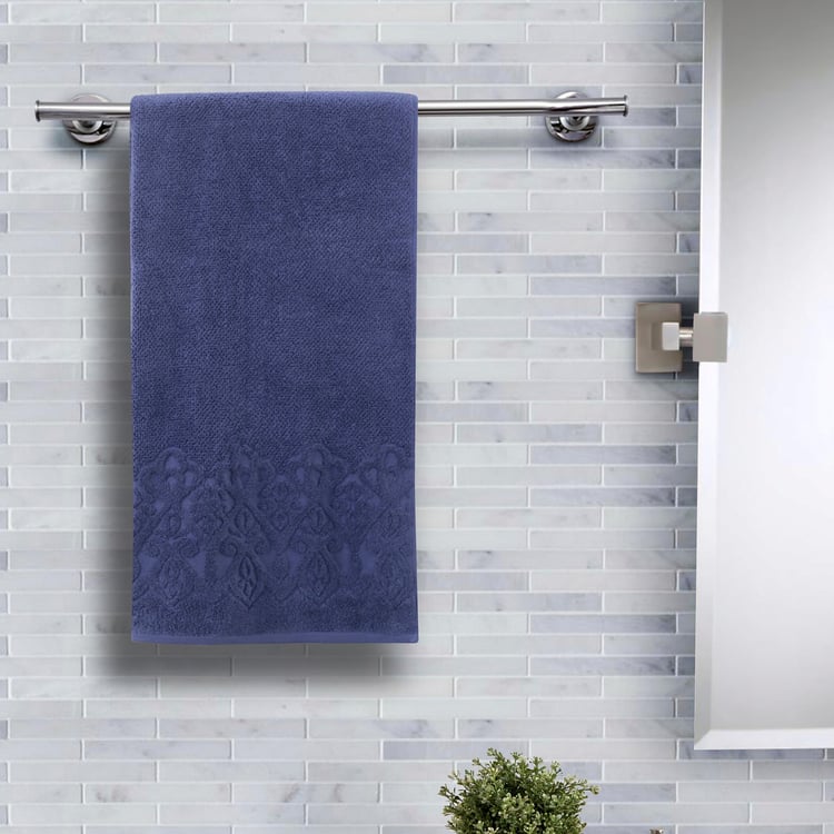 MASPAR Colorart Blue Soft Cotton Bath Towel - 75x150cm