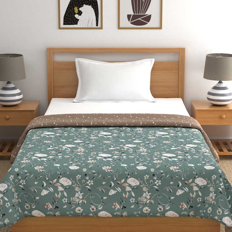 TRIDENT Comfort Living Multicolour Printed Cotton Reversible Single Bed Dohar