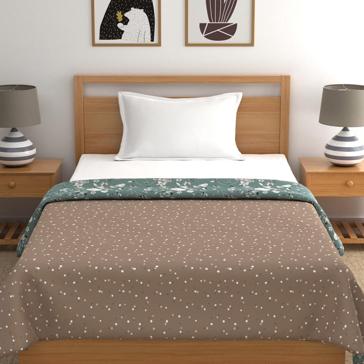 TRIDENT Comfort Living Multicolour Printed Cotton Reversible Single Bed Dohar
