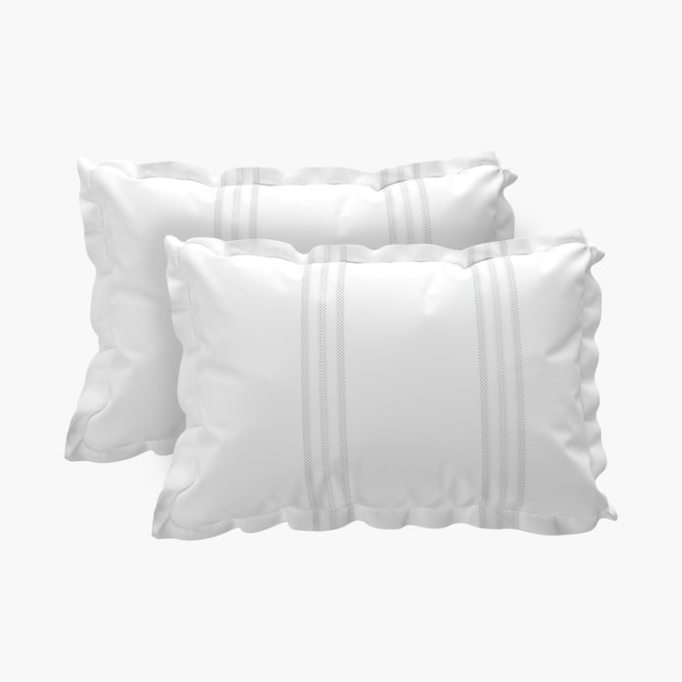 Sapphire Set of 2 Pillow Covers - 45x70cm - Styles May Vary
