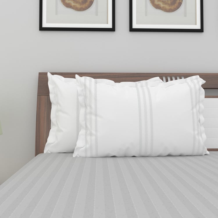Sapphire Set of 2 Pillow Covers - 45x70cm - Styles May Vary