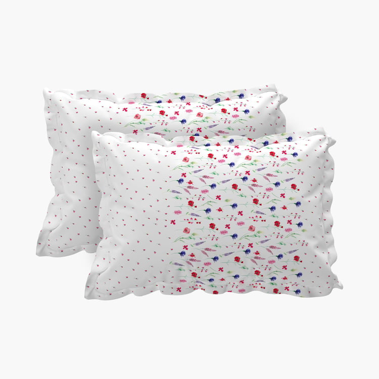Sapphire Set of 2 Pillow Covers - 45x70cm - Styles May Vary