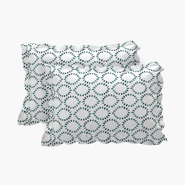 Sapphire Set of 2 Pillow Covers - 45x70cm - Styles May Vary