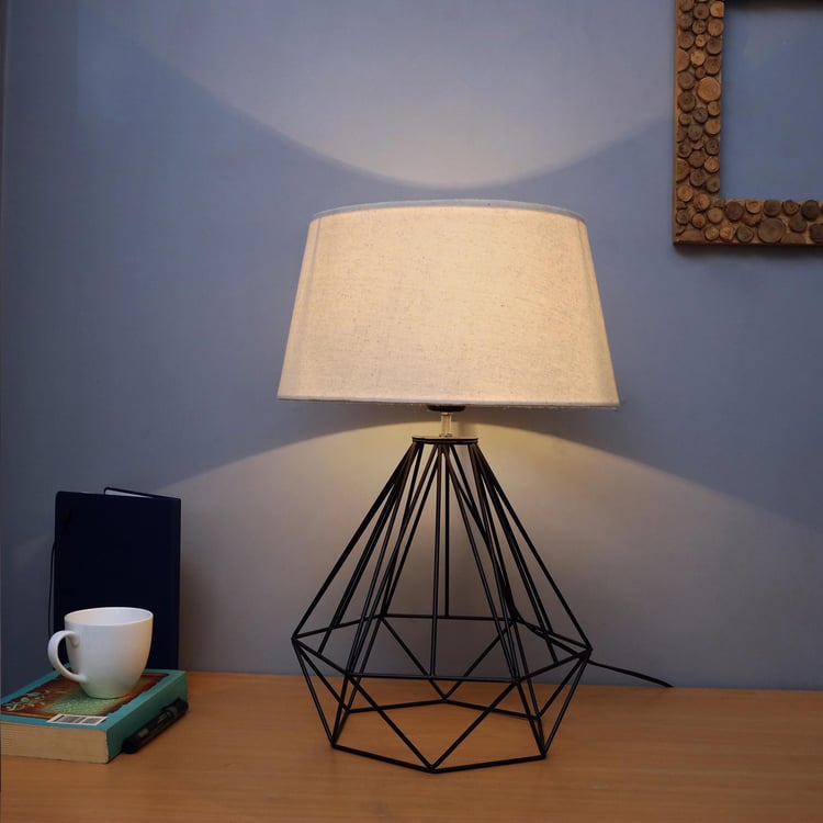 HOMESAKE Contemporary Gold Metal Table Lamp