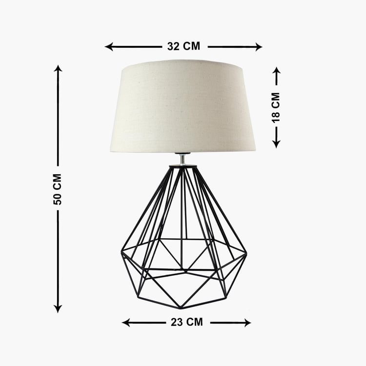 HOMESAKE Contemporary Gold Metal Table Lamp