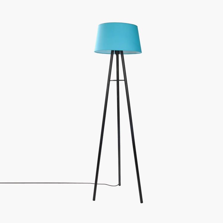 HOMESAKE Blue Solid Tall Tripod Floor Lamp-131 x 33 cm