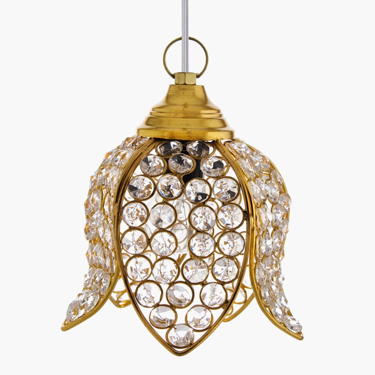 HOMESAKE Contemporary Gold Metal Pendant Light