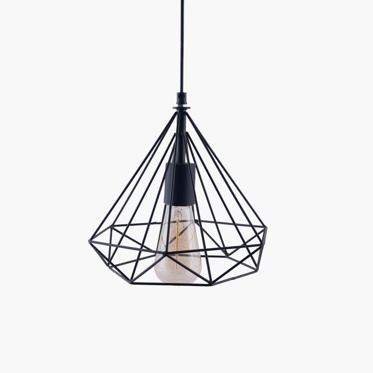 HOMESAKE Contemporary Black Metal Pendant Light