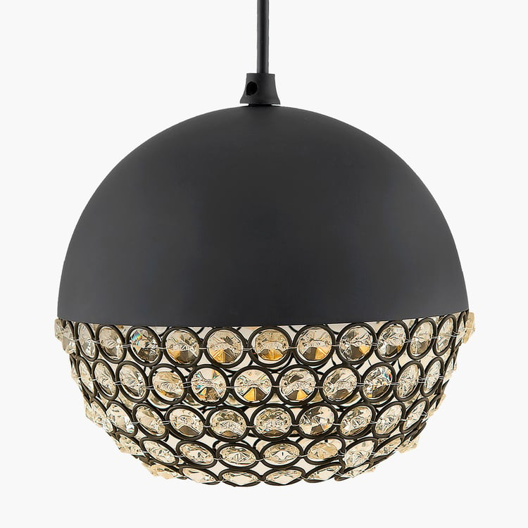 HOMESAKE Contemporary Black Metal Pendant Light