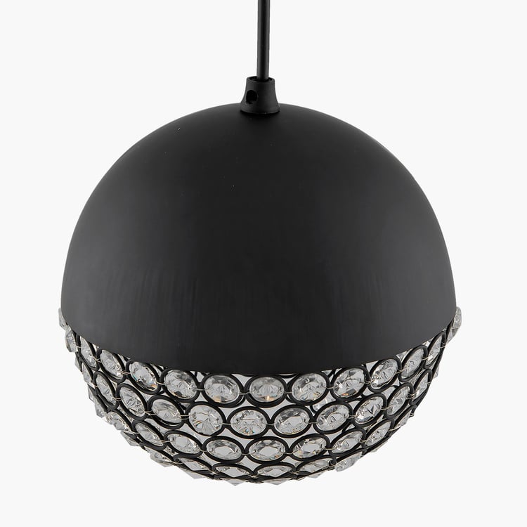 HOMESAKE Contemporary Black Metal Pendant Light