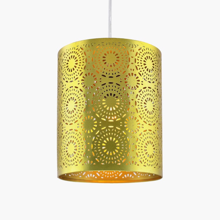 HOMESAKE Contemporary Gold Metal Hanging Lamp