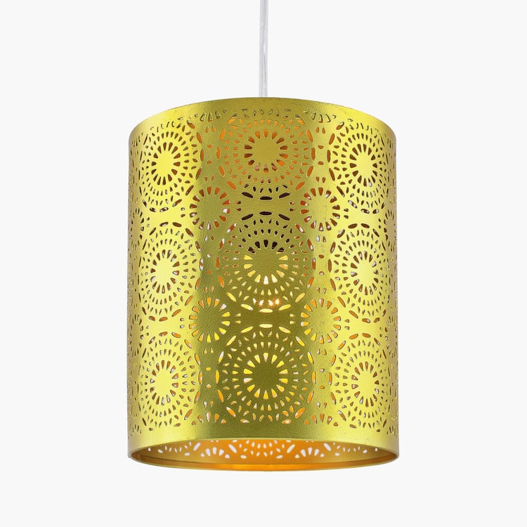 HOMESAKE Contemporary Gold Metal Pendant Light