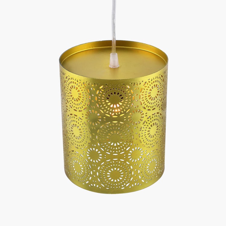 HOMESAKE Contemporary Gold Metal Pendant Light