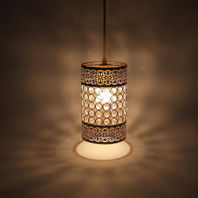 HOMESAKE Contemporary Gold Metal Pendant Light