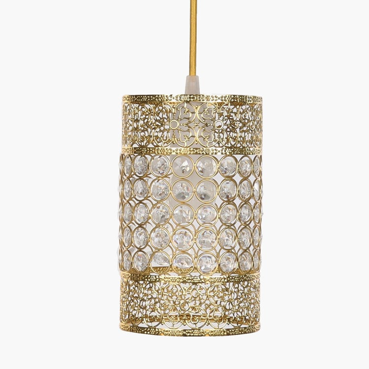 HOMESAKE Contemporary Gold Metal Pendant Light