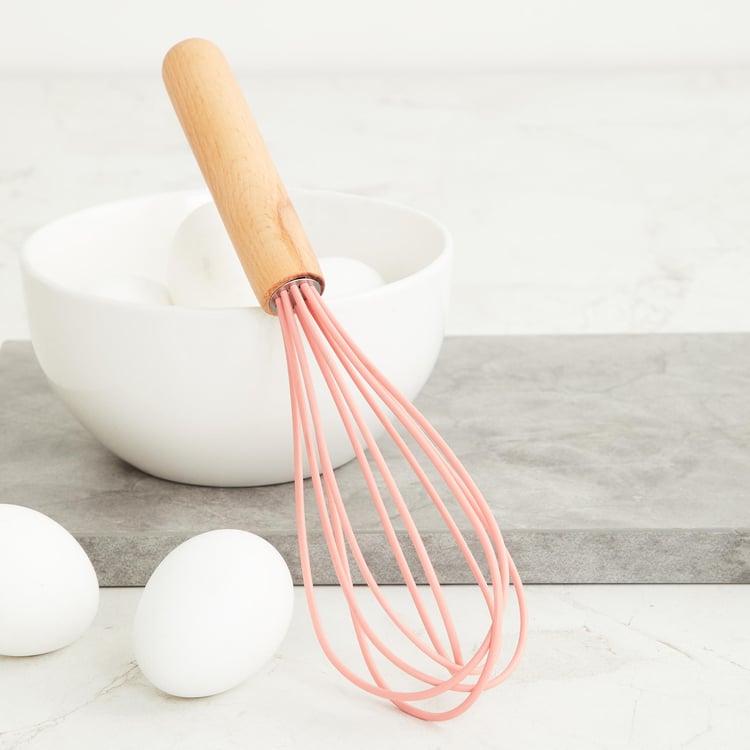 Rosemary Wooden Handle Silicone Whisk