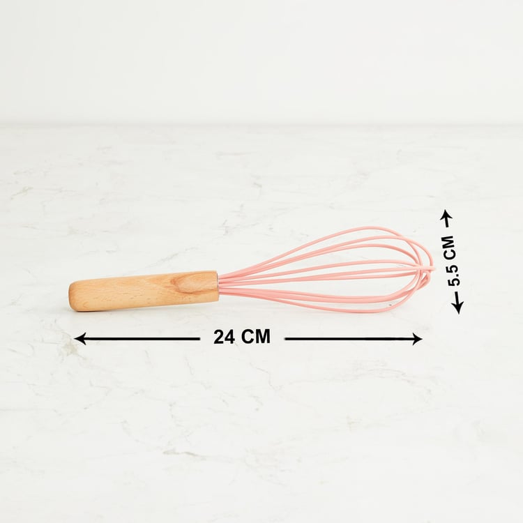 Rosemary Wooden Handle Silicone Whisk